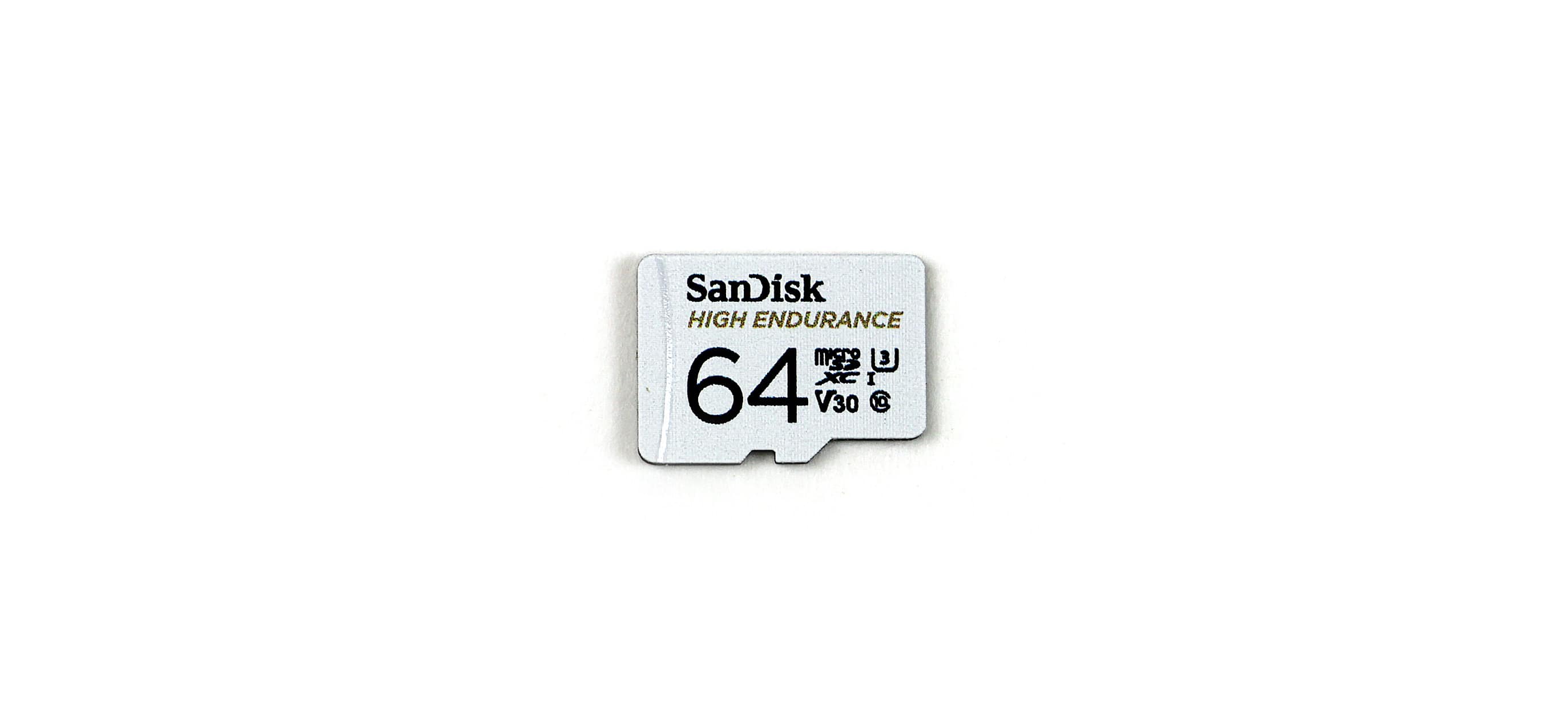 Карта памяти microSD SanDisk High Endurance 64 ГБ (высокой надёжности)