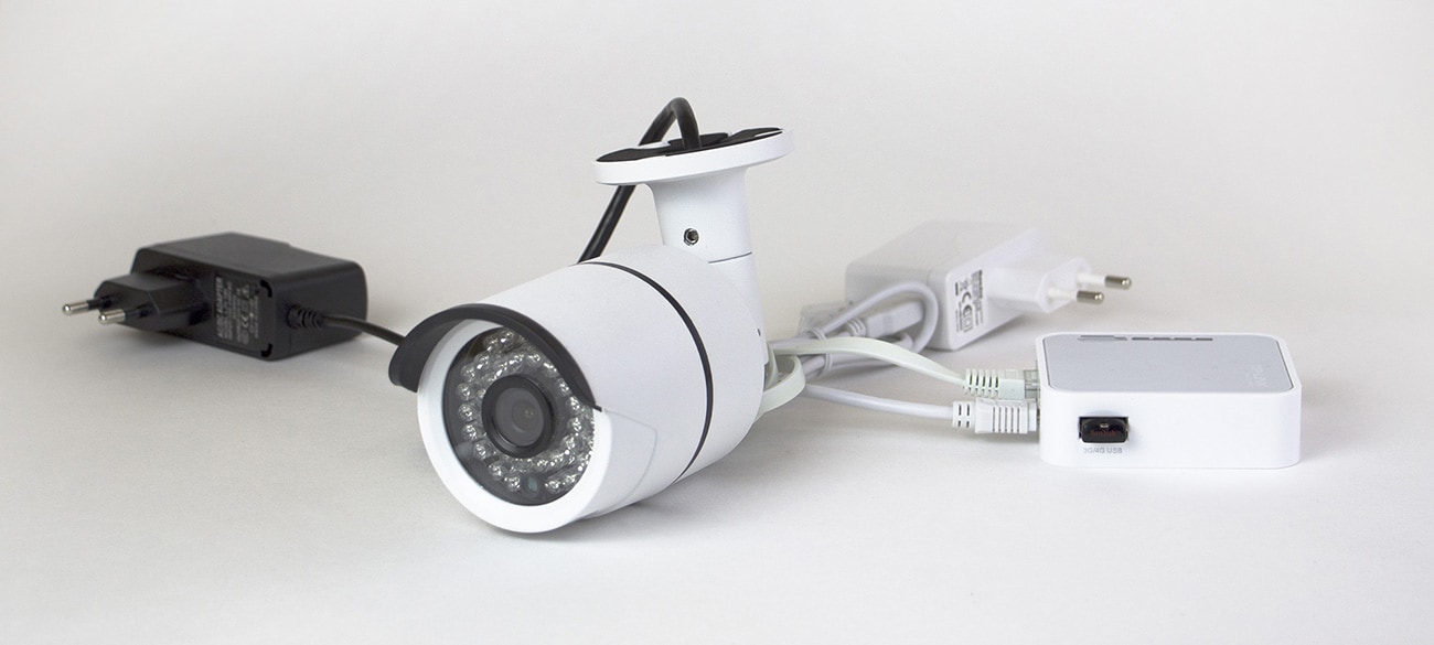 Комплект WebGlazok 2 с IP‑камерой 1Мп для улицы