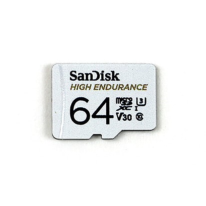 Карта памяти microSD SanDisk High Endurance 64 ГБ (высокой надёжности)